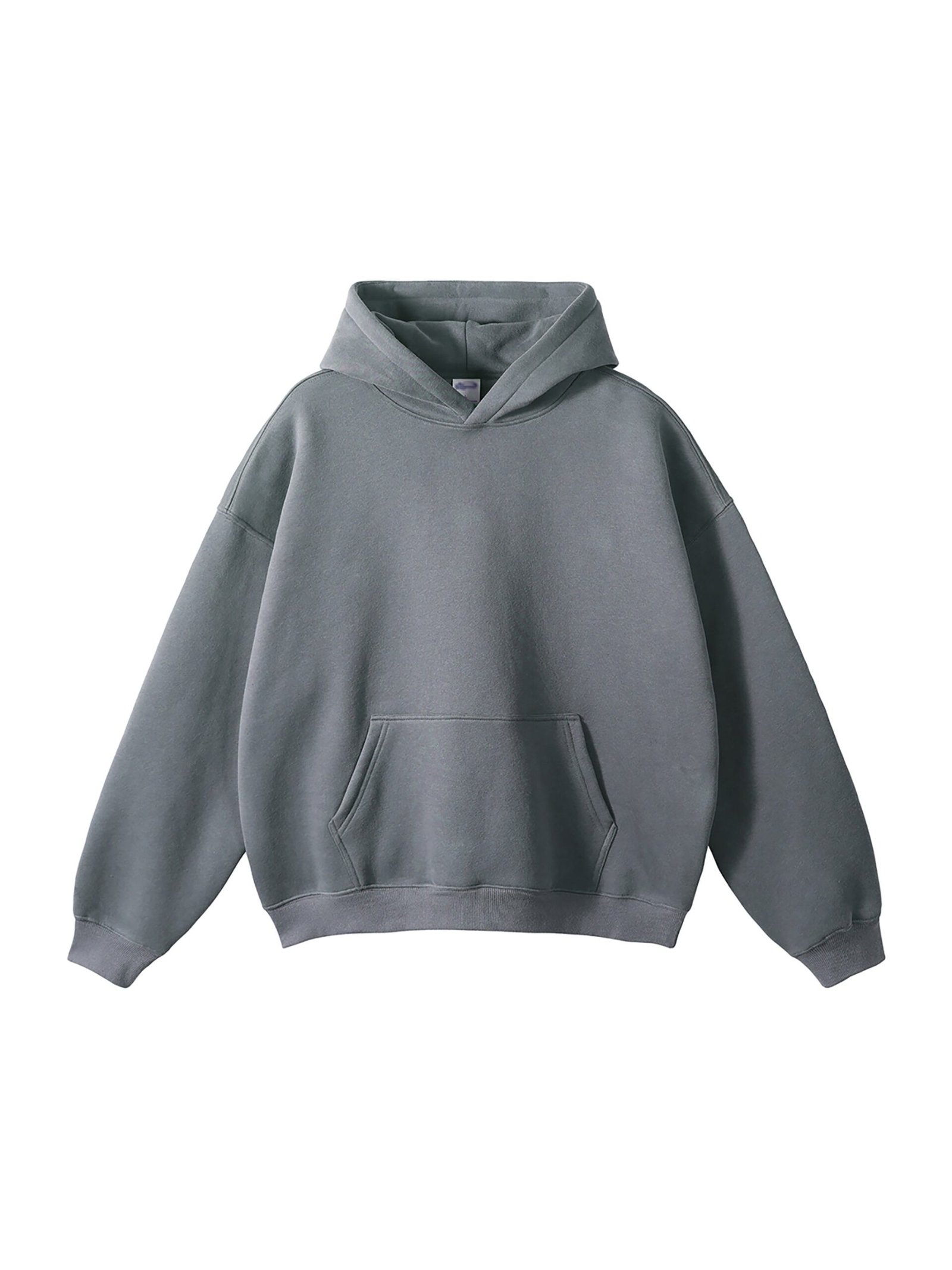 Streetwear Unisex Oversized Grey Fleece Hoodie Streetwear Unisex Oversized Grey Fleece Hoodie